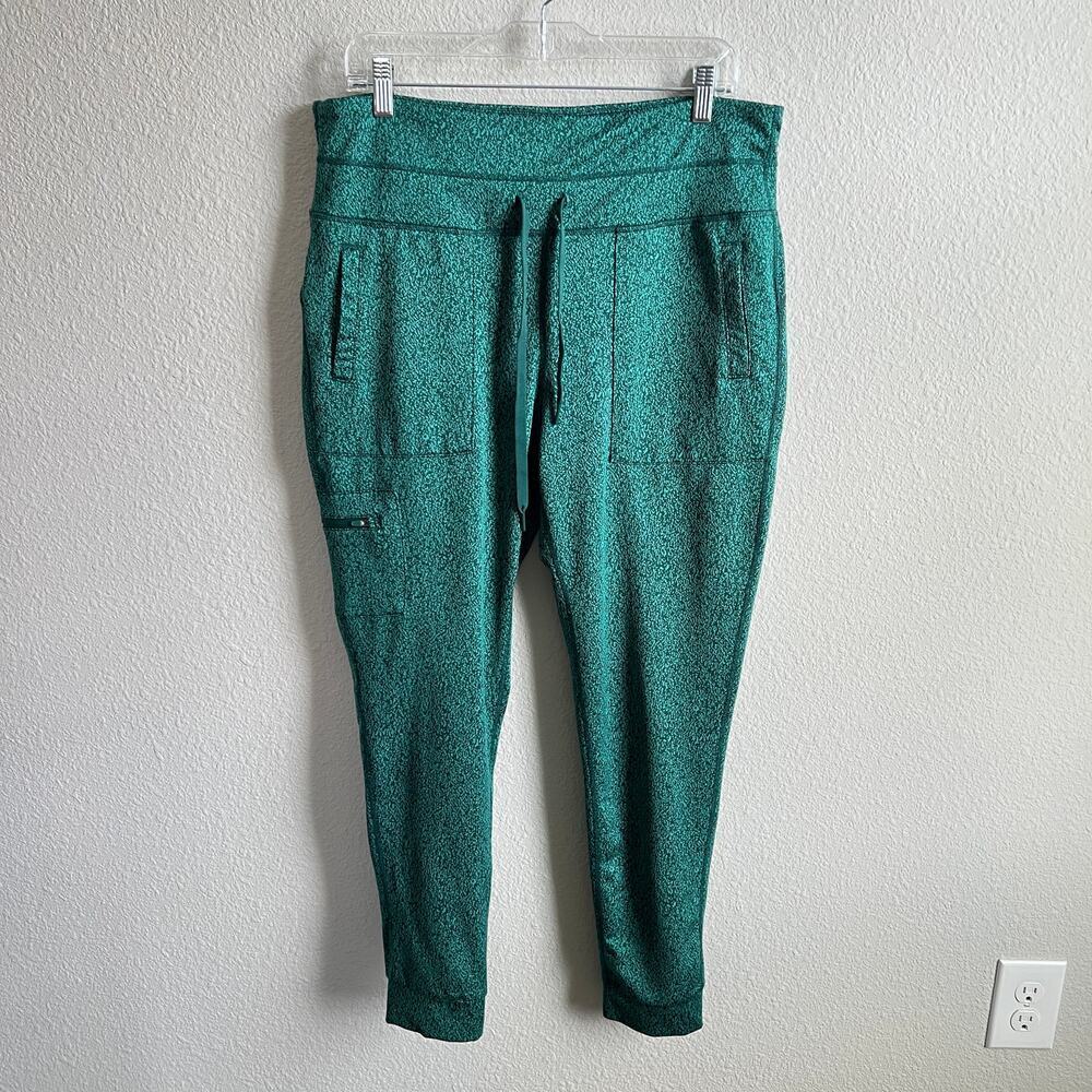 Mondetta Green Speckle High Rise Ankle Leggings Women's XXL Stretch Gym Workout